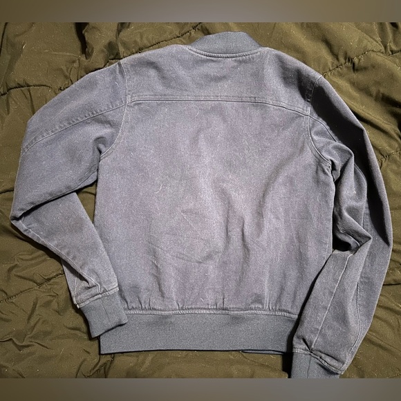 Calvin Klein Jeans Women's "CKJ" Jean Varsity Jacket X-Small, Ink Stone - Picture 7 of 7